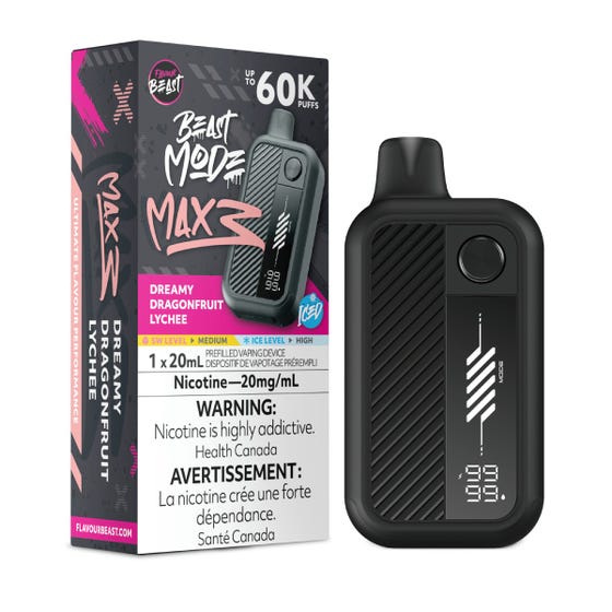 Flavour Beast Beast Mode Max 3 60K - Dreamy Dragonfruit Lychee Iced