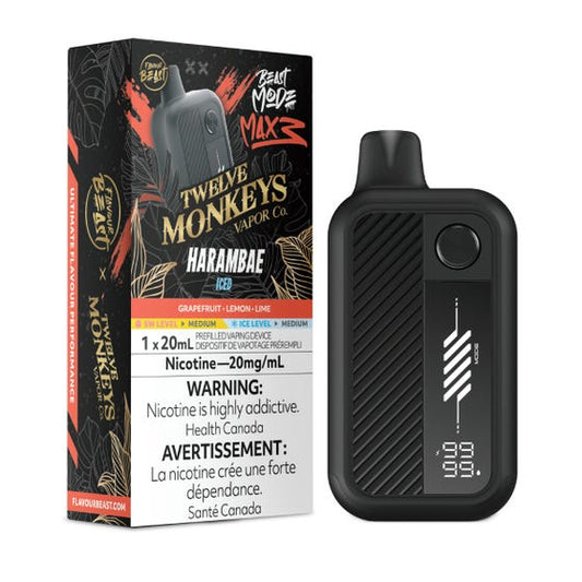 Flavour Beast Beast Mode Max 3 60K - Harambae Iced