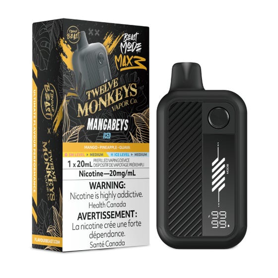 Flavour Beast Beast Mode Max 3 60K - Mangabeys Iced