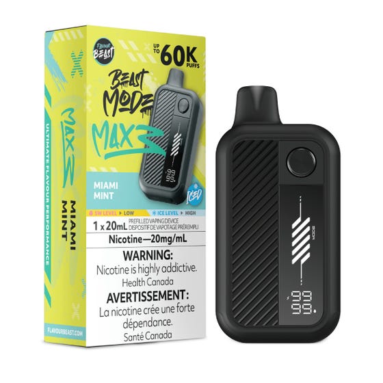 Flavour Beast Beast Mode Max 3 60K - Miami Mint Iced