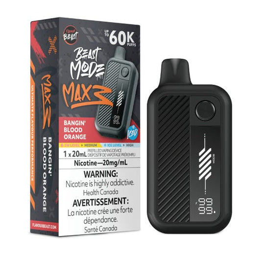 Flavour Beast Beast Mode Max 3 60K - Bangin' Blood Orange Iced
