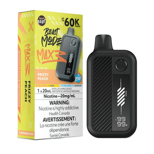 Flavour Beast Beast Mode Max 3 60K - Frizzy Peach Iced