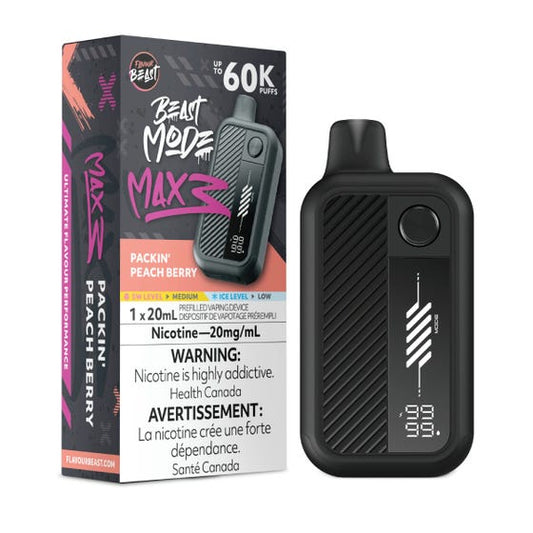 Flavour Beast Beast Mode Max 3 60K - Packin' Peach Berry