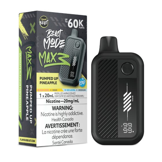 Flavour Beast Beast Mode Max 3 60K - Pumped Up Pineapple Iced