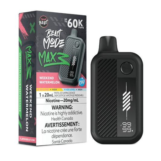 Flavour Beast Beast Mode Max 3 60K - Weekend Watermelon Iced