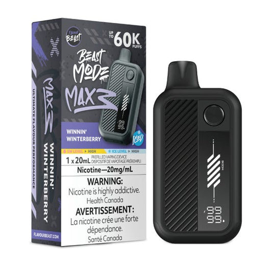 Flavour Beast Beast Mode Max 3 60K - Winnin' Winterberry Iced