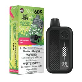 Flavour Beast Beast Mode Max 3 60K - Sour Gushin S. Strawberry Kiwi