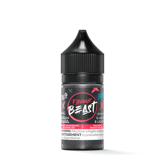 Flavour Beast Savage Strawberry Watermelon Iced Salt - Online Vape Shop Canada - Quebec and BC Shipping Available