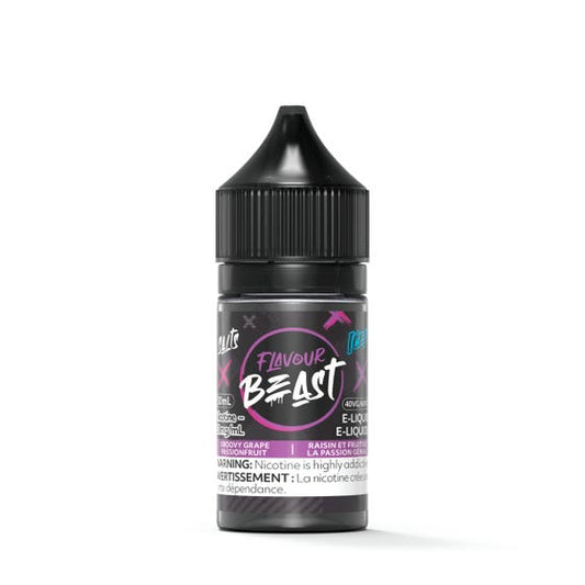 Flavour Beast Groovy Grape Passionfruit Iced Salt - Online Vape Shop Canada - Quebec and BC Shipping Available