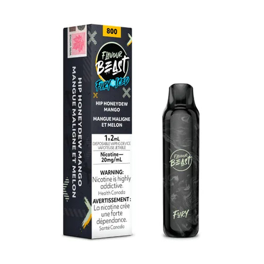 Flavour Beast Fury Hip Honeydew Mango Iced Disposable Vape - Online Vape Shop Canada - Quebec and BC Shipping Available