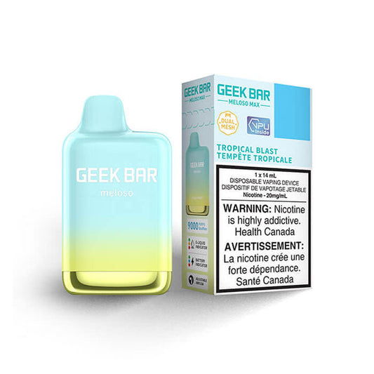 Geek Bar Meloso Max Tropical Rainbow Disposable Vape - Online Vape Shop Canada - Quebec and BC Shipping Available
