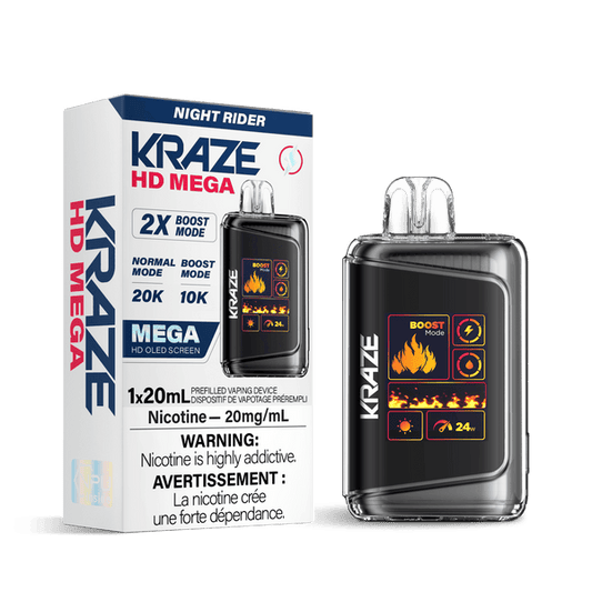 Kraze HD Mega 20K Disposable Vape - Night Rider