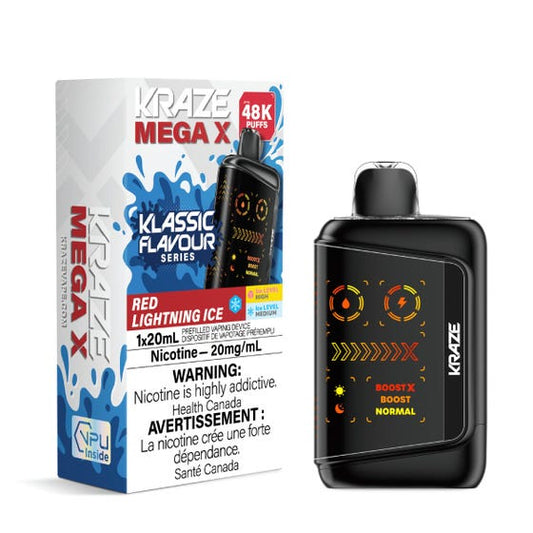Kraze Mega X 48K - Red Lightning Ice
