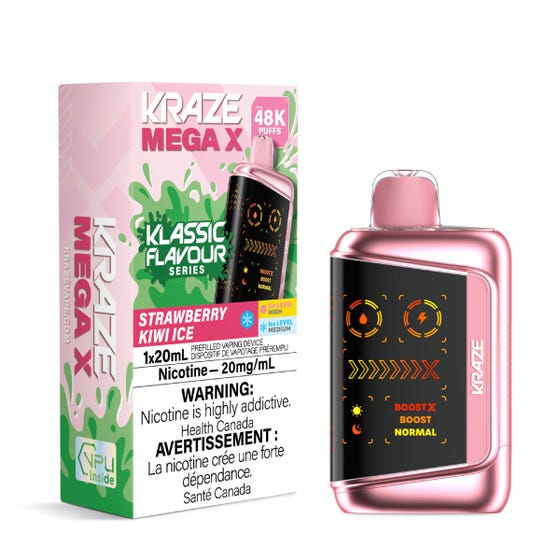 Kraze Mega X 48K - Strawberry Kiwi Ice