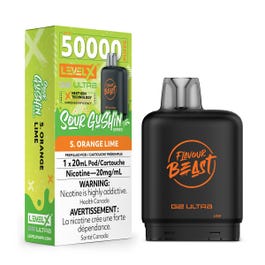 Level X Flavour Beast G2 Ultra Pod 50K - Sour Gushin S. Orange Lime