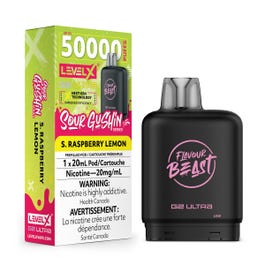 Level X Flavour Beast G2 Ultra Pod 50K - Sour Gushin S. Raspberry Lemon