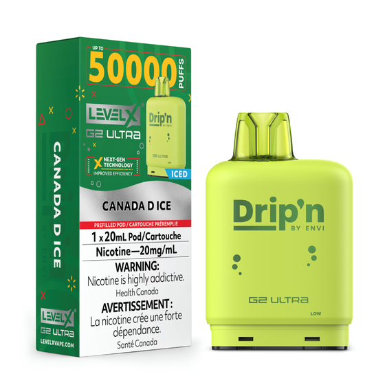 Level X Drip'n G2 Ultra Pod 50K - Canada D Ice