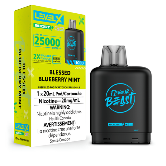 Level X Boost 25K Pods - Blessed Blueberry Mint