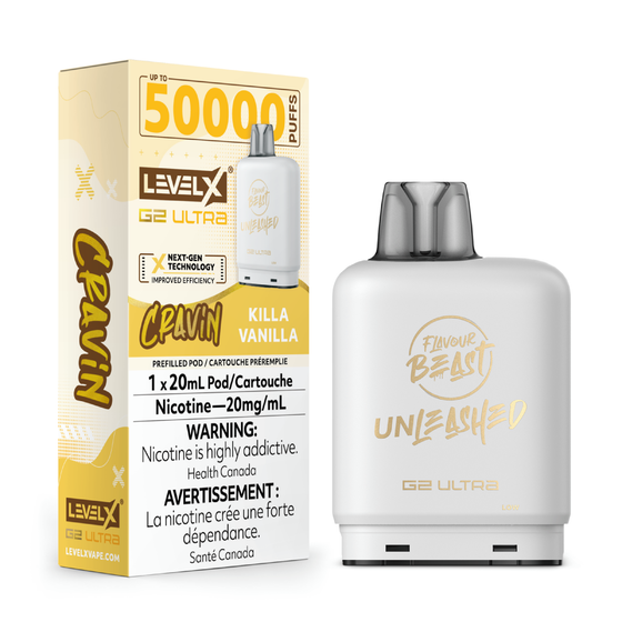 Level X Flavour Beast G2 Ultra Pod 50K - Cravin' Killa Vanilla