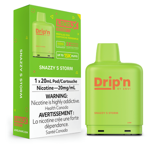 Level X Drip'n Boost 25K Pods - Snazzy S Storm