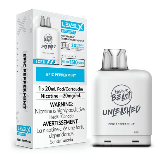 Level X Unleashed Boost 25K Pods - Epic Peppermint