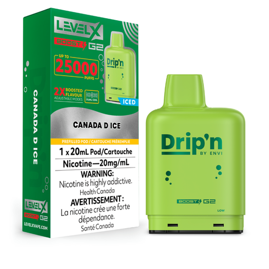 Level X Drip'n Boost 25K Pods - Canada D