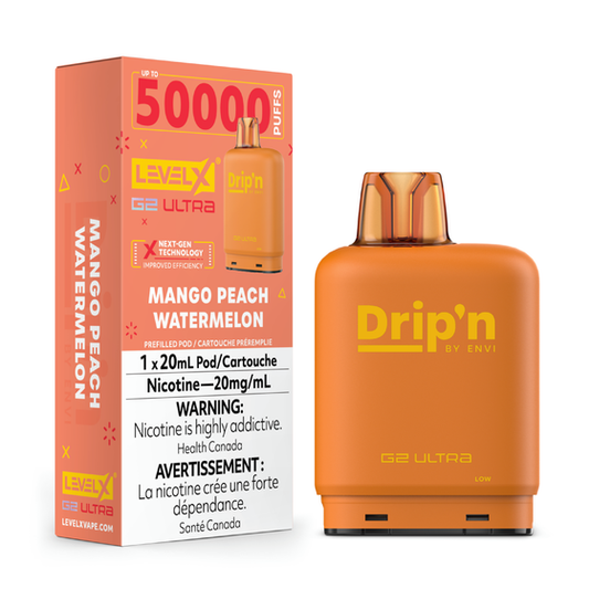 Level X Drip'n G2 Ultra Pod 50K - Mango Peach Watermelon
