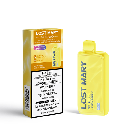 Lost Mary MO10000 Lemon Berry Disposable Vape - Online Vape Shop Canada - Quebec and BC Shipping Available
