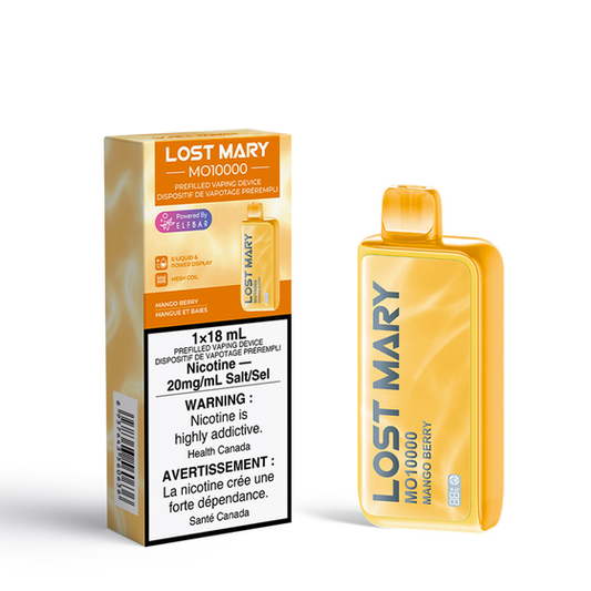 Lost Mary MO10000 Mango Berry Disposable Vape - Online Vape Shop Canada - Quebec and BC Shipping Available