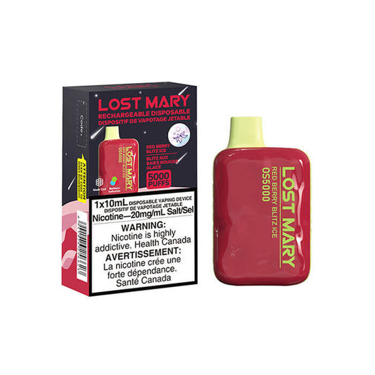Lost Mary Red Berry Blitz Ice Disposable Vape - Online Vape Shop Canada - Quebec and BC Shipping Available