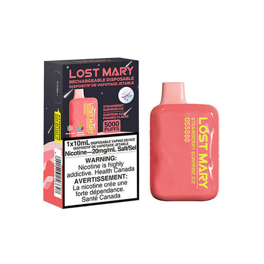 Lost Mary Strawberry Surprise Ice Disposable Vape - Online Vape Shop Canada - Quebec and BC Shipping Available