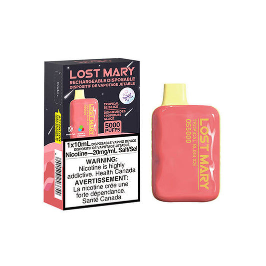 Lost Mary Tropical Bliss Ice Disposable Vape - Online Vape Shop Canada - Quebec and BC Shipping Available
