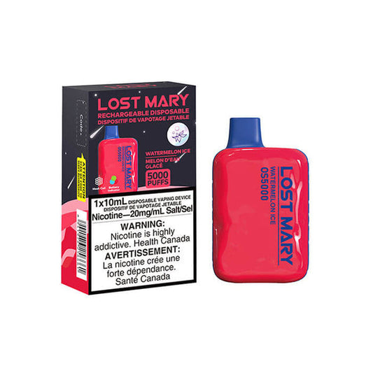 Lost Mary Watermelon Ice Disposable Vape - Online Vape Shop Canada - Quebec and BC Shipping Available