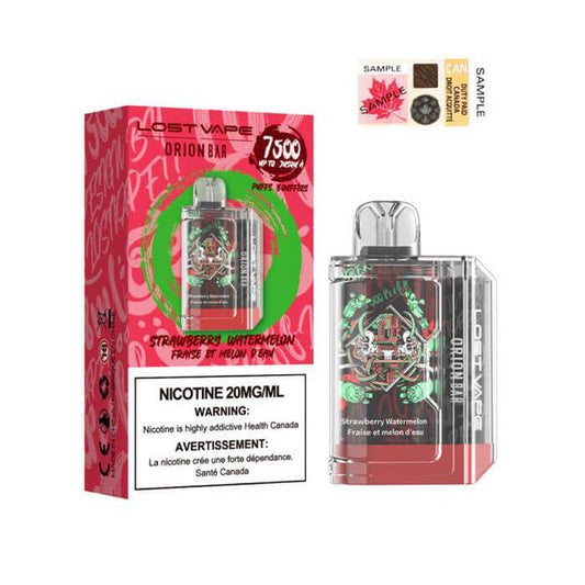 LOST VAPE Orion Bar 7500 Strawberry Watermelon - Online Vape Shop Canada - Quebec and BC Shipping Available