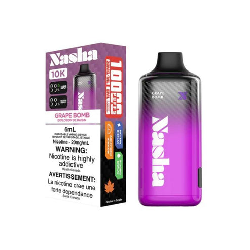 Nasha 10K Disposable Vape - 10,000 Puffs Infinite Vapes Canada Nasha 10K Disposable Vape - 10,000 Puffs Infinite Vapes Canada