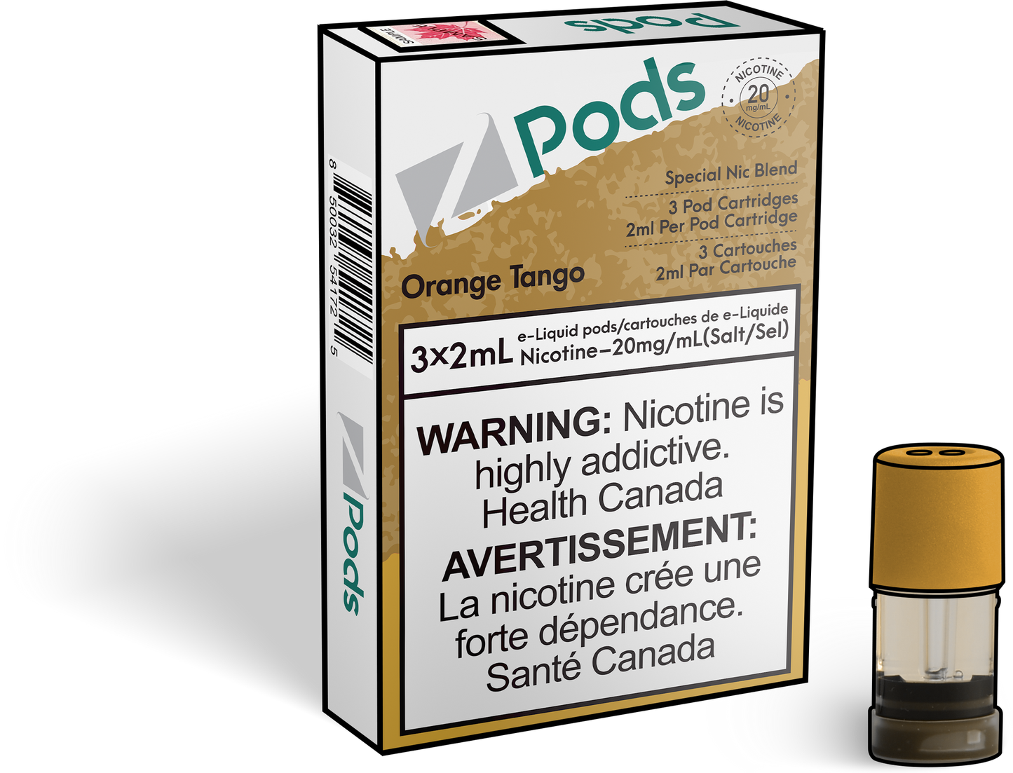 Z Pods Supreme Nic Orange Tango