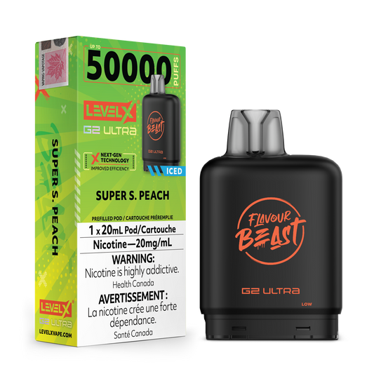 Level X Flavour Beast G2 Ultra Pod 50K - Super S. Peach