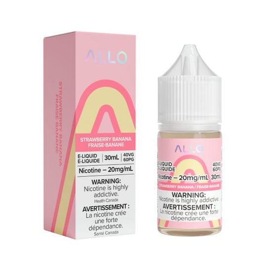 Allo Strawberry Banana Salt Nic - Online Vape Shop Canada - Quebec and BC Shipping Available