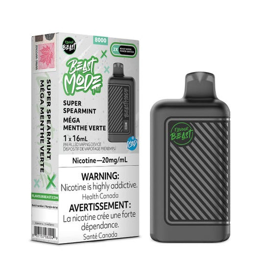 Flavour Beast BEAST MODE 8K Super Spearmint Iced - Online Vape Shop Canada - Quebec and BC Shipping Available
