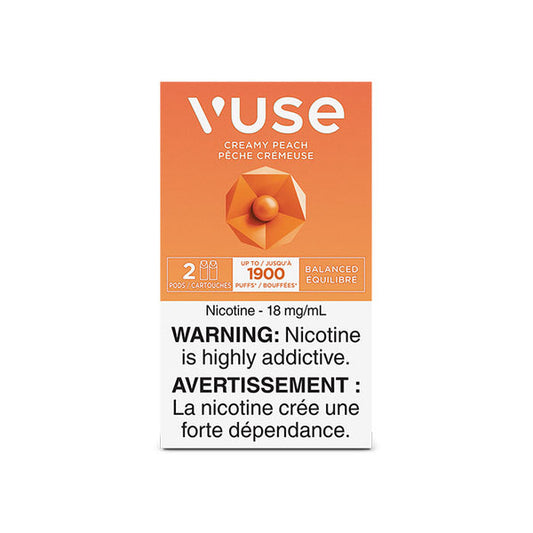 Vuse Pods Creamy Peach - Online Vape Shop Canada - Quebec and BC Shipping Available