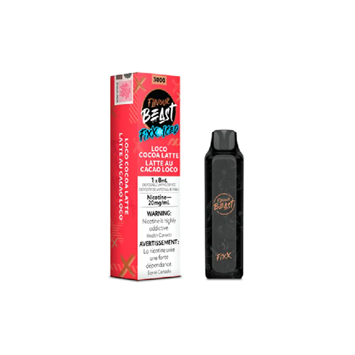 Flavour Beast Fixx Loco Cocoa Latte Iced - Online Vape Shop Canada - Quebec and BC Shipping Available