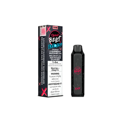 Flavour Beast Fixx Savage Strawberry Watermelon Iced - Online Vape Shop Canada - Quebec and BC Shipping Available
