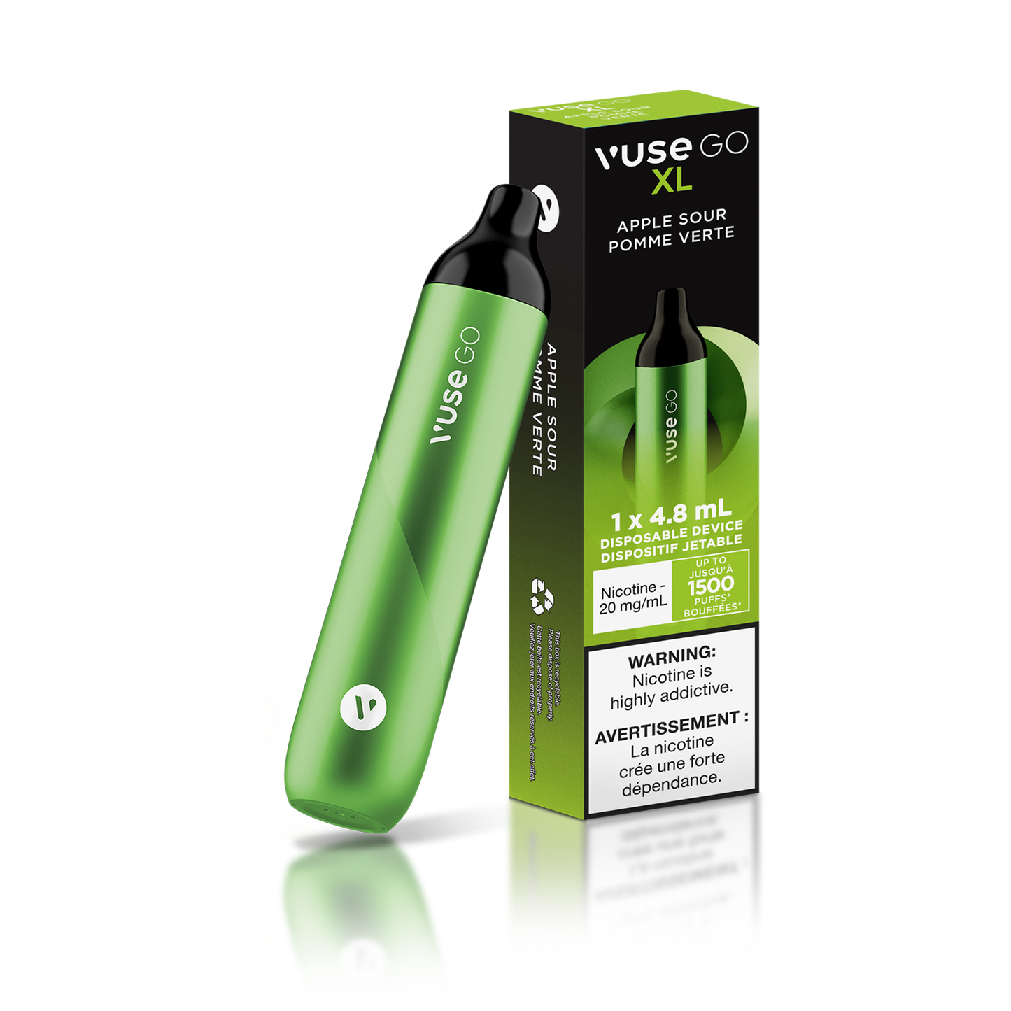 Vuse Go XL Apple Sour Disposable Vape - Online Vape Shop Canada - Quebec and BC Shipping Available