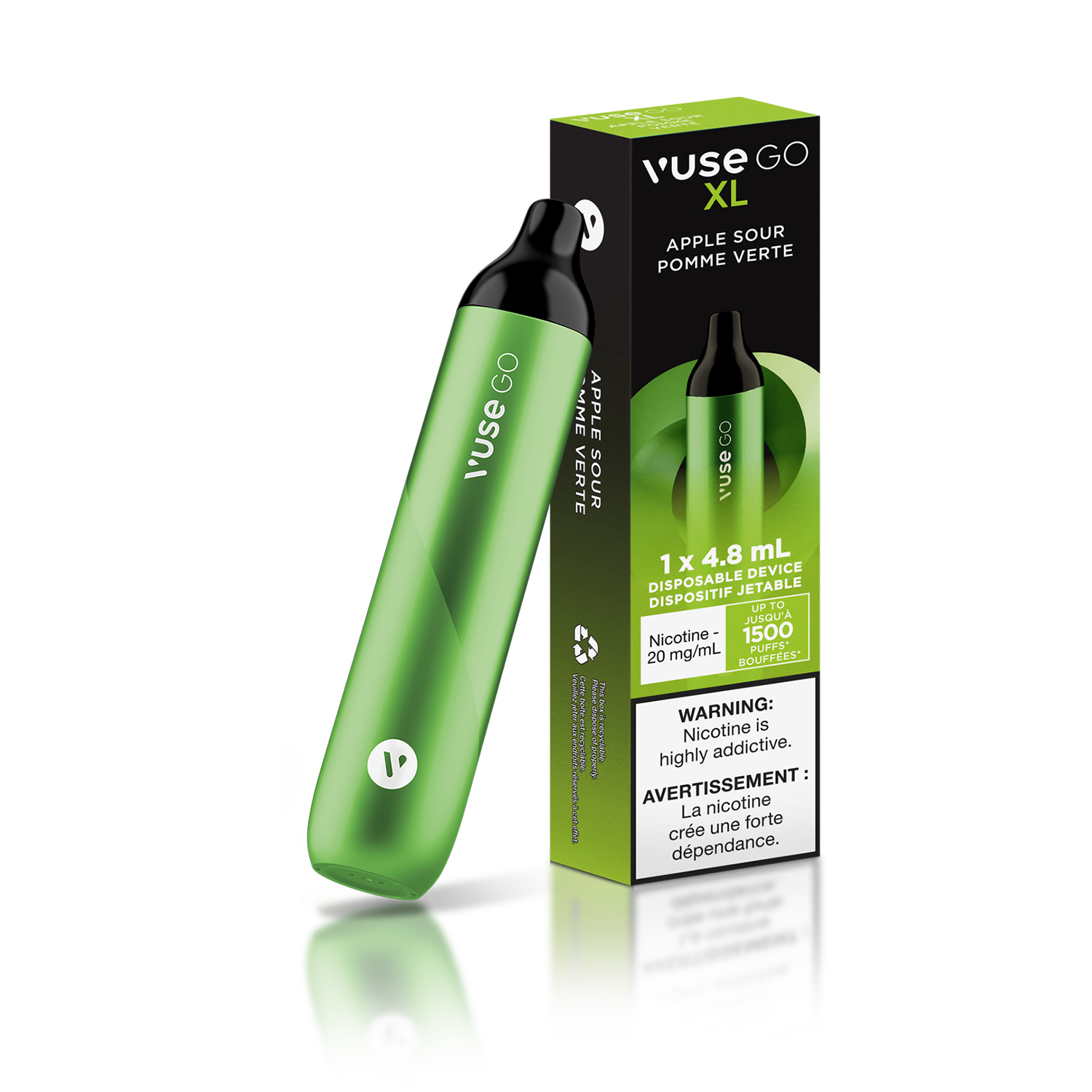 Vuse Go XL Apple Sour Disposable Vape - Online Vape Shop Canada - Quebec and BC Shipping Available