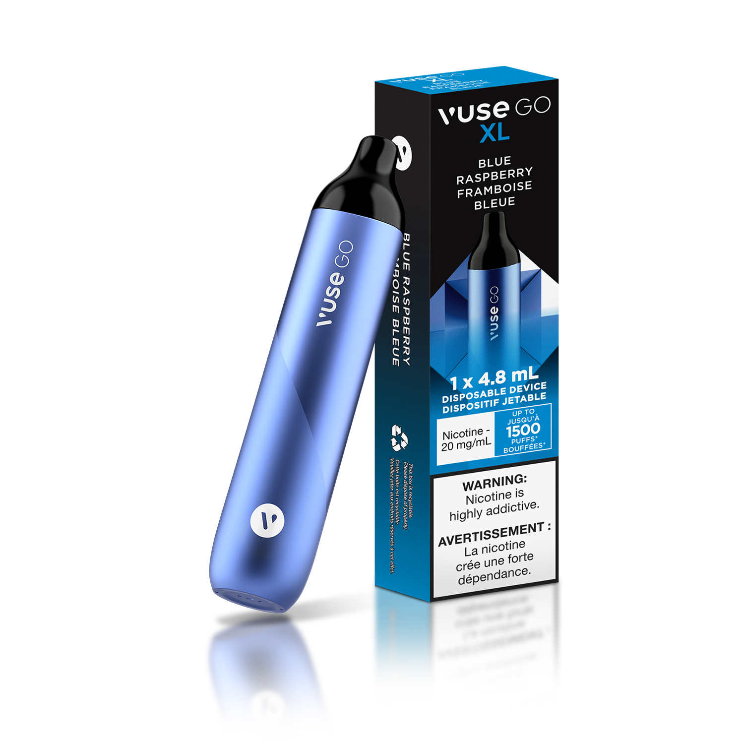 Vuse Go XL Blue Raspberry Disposable Vape - Online Vape Shop Canada - Quebec and BC Shipping Available