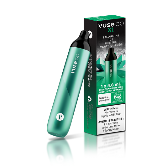 Vuse Go XL Spearmint Ice Disposable Vape - Online Vape Shop Canada - Quebec and BC Shipping Available