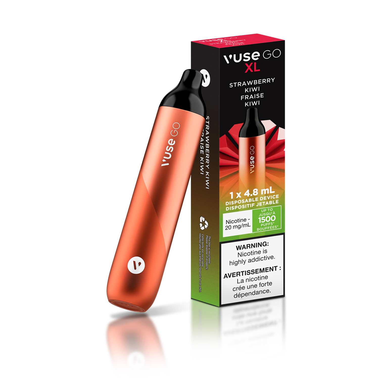 Vuse Go XL Strawberry Kiwi Disposable Vape - Online Vape Shop Canada - Quebec and BC Shipping Available