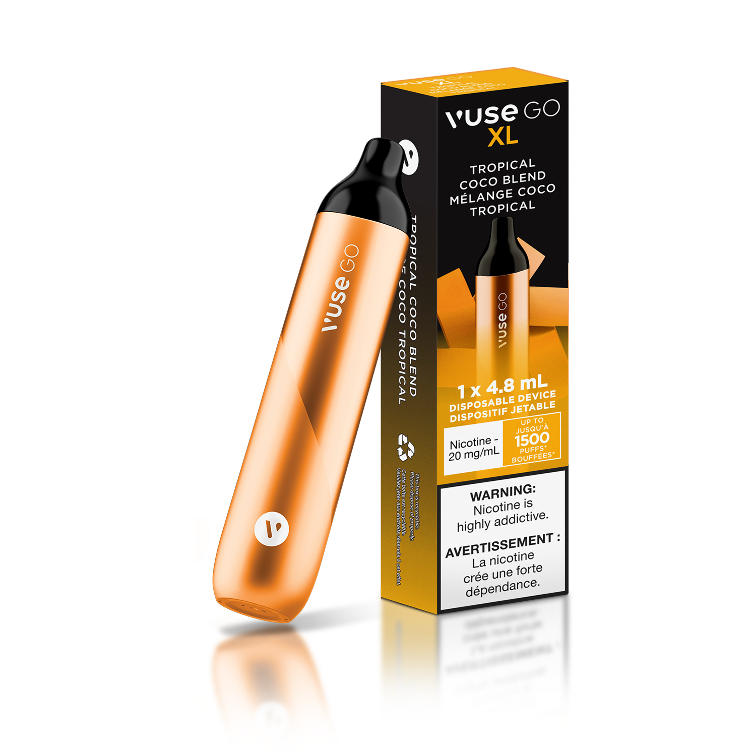 Vuse Go XL Tropical Coco Blend Disposable Vape - Online Vape Shop Canada - Quebec and BC Shipping Available