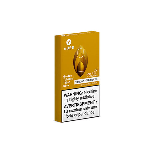 Vuse Pods Golden Tobacco - Online Vape Shop Canada - Quebec and BC Shipping Available