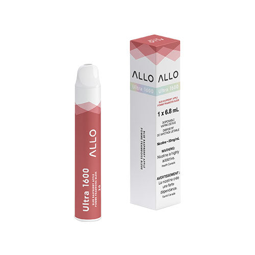 ALLO 1600 Blue Raspberry Apple Disposable Vape - Online Vape Shop Canada - Quebec and BC Shipping Available